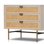 Luella Large Nightstand- Matte Alabaster | ready to ship!