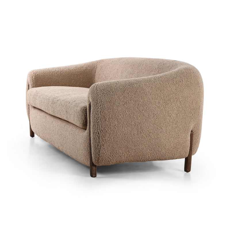 Lyla Sheepskin Camel Sofa | ready to ship!