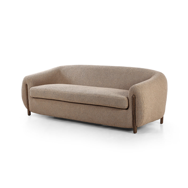 Lyla Sheepskin Camel Sofa | ready to ship!