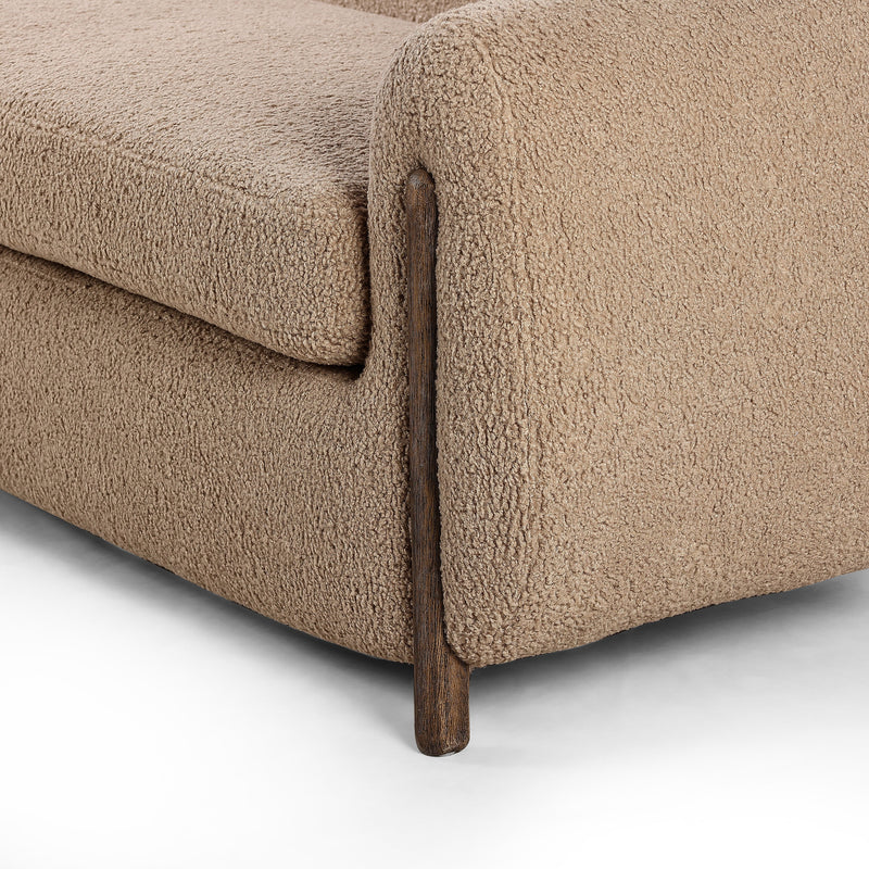 Lyla Sheepskin Camel Sofa | ready to ship!