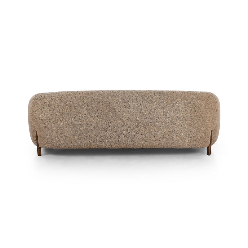 Lyla Sheepskin Camel Sofa | ready to ship!