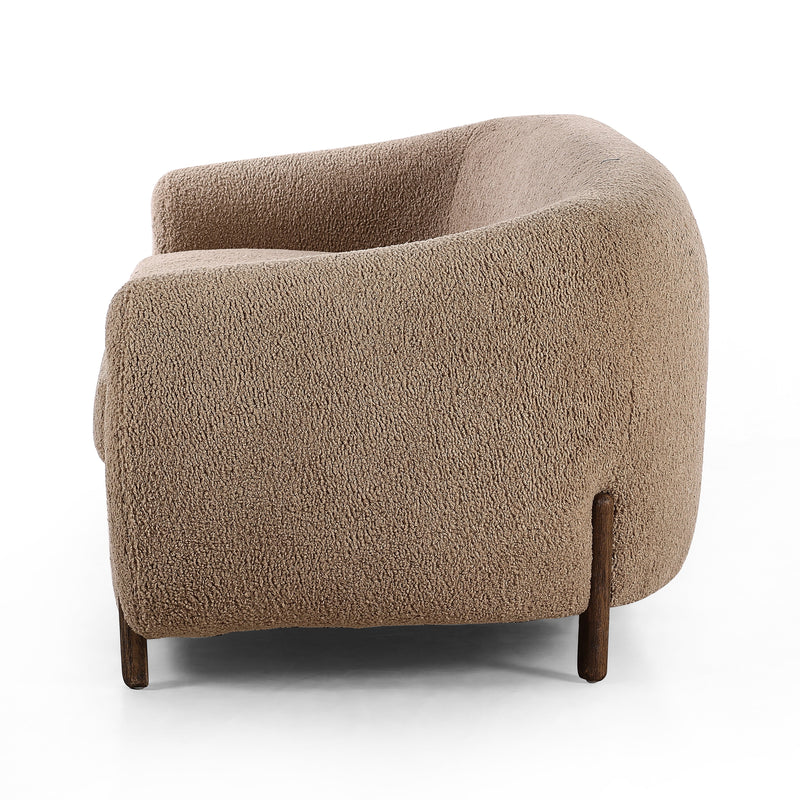 Lyla Sheepskin Camel Sofa | ready to ship!