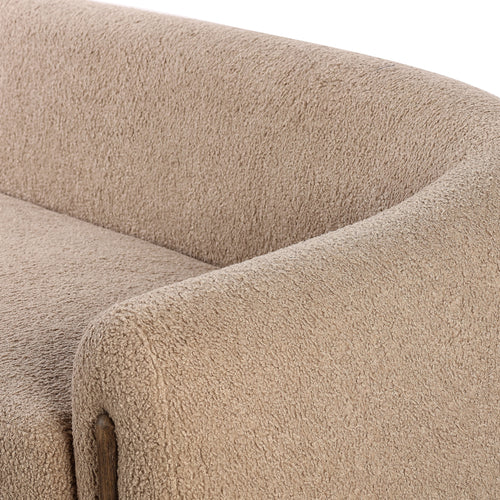 Lyla Sheepskin Camel Sofa | ready to ship!