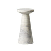 Mabel Veined White Marble Nesting End Table | shipping 01/10/2025