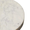 Mabel Veined White Marble Nesting End Table | shipping 01/10/2025