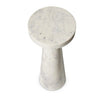 Mabel Veined White Marble Nesting End Table | shipping 01/10/2025