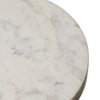 Mabel Veined White Marble Nesting End Table | shipping 01/10/2025