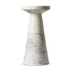 Mabel Veined White Marble Nesting End Table | shipping 01/10/2025