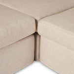 Maddox Evere Creme 3pc Corner Sectional | ready to ship!