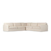 Maddox Evere Creme 3pc Corner Sectional | ready to ship!