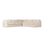 Maddox Evere Creme 3pc Corner Sectional | ready to ship!