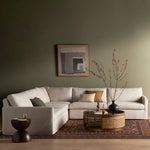 Maddox Evere Creme 3pc Corner Sectional | ready to ship!