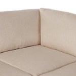 Maddox Evere Creme 3pc Corner Sectional | ready to ship!