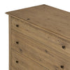 Maggie Aged Smoked Oak Resawn 6 Drawer Dresser | shipping 7/10/2025