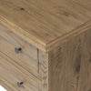 Maggie Aged Smoked Oak Resawn Nightstand | shipping 7/14/2025