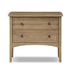 Maggie Aged Smoked Oak Resawn Nightstand | shipping 7/14/2025