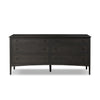 Maggie Smoked Black Oak Veneer 6 Drawer Dresser | ready to ship!