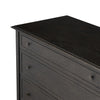 Maggie Smoked Black Oak Veneer 6 Drawer Dresser | ready to ship!