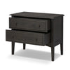 Maggie Smoked Black Oak Veneer Nightstand | shipping 7/14/2025