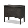 Maggie Smoked Black Oak Veneer Nightstand | shipping 7/14/2025
