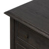 Maggie Smoked Black Oak Veneer Nightstand | shipping 7/14/2025
