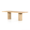 Malia Natural Oak Dining Table | shipping 7/4/2025