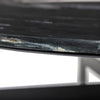 Marble Black Round Coffee Table With Iron | shipping 8/24/2025