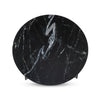 Marble Black Round Coffee Table With Iron | shipping 8/24/2025