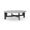 Marble Polished White Marble Round Coffee Table With Iron | ready to ship!