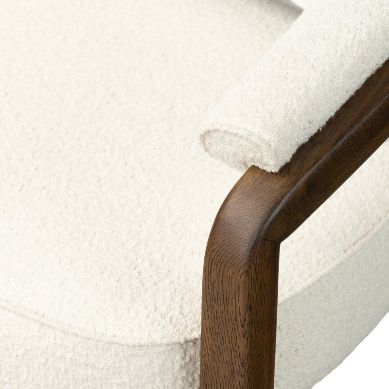Marci Accent Chair - Altro Snow | ready to ship!