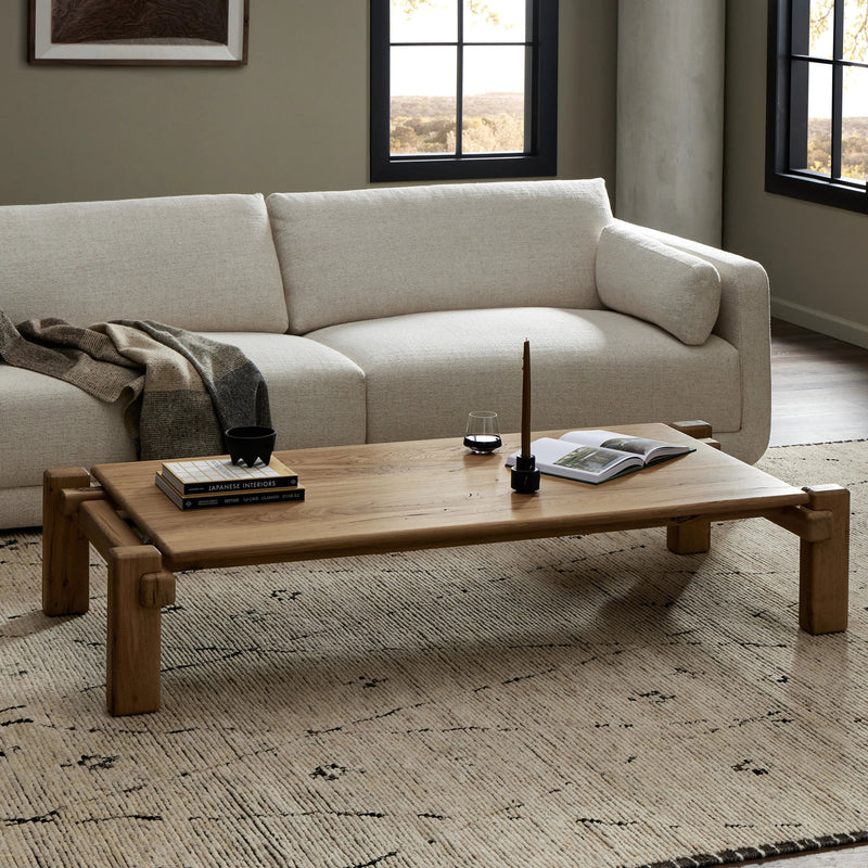 Marcia French Oak Large Coffee Table | ready to ship!