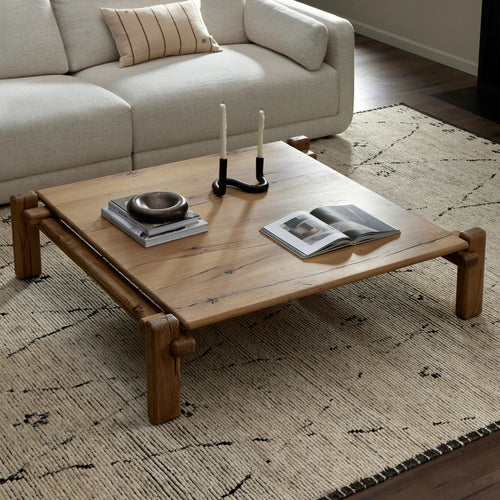 Marcia French Oak Square Coffee Table | ready to ship!