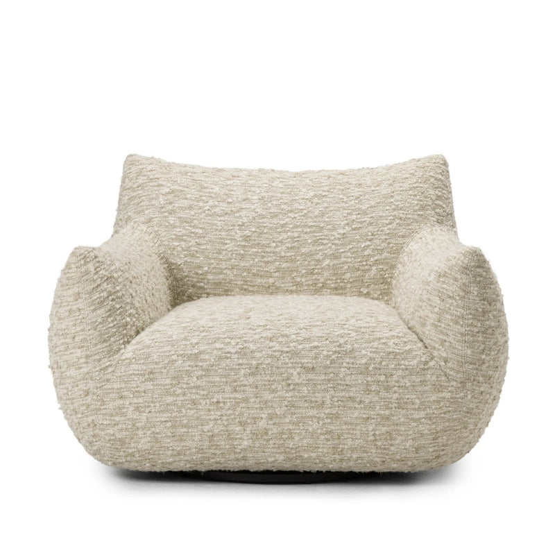 Margot Solema Cream Accent Swivel Chair | ready to ship!