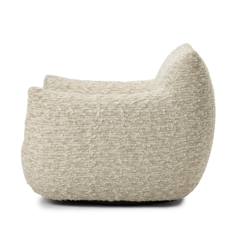 Margot Solema Cream Accent Swivel Chair | ready to ship!