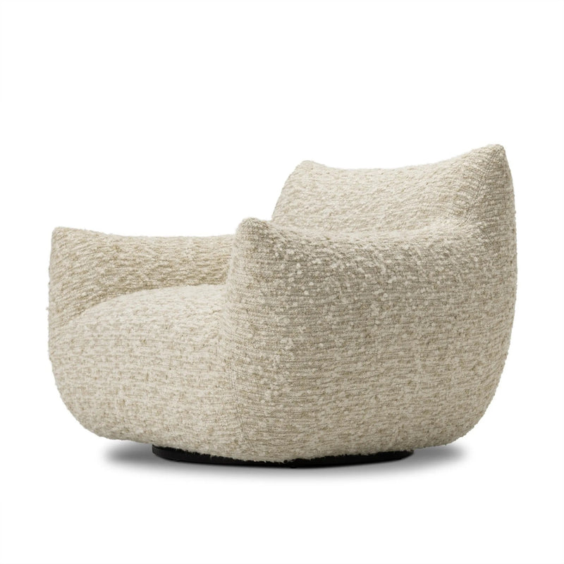 Margot Solema Cream Accent Swivel Chair | ready to ship!