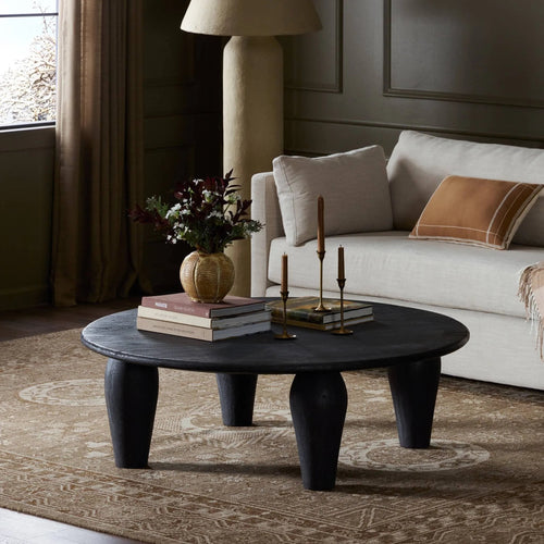 Maricopa Dark Totem Large Coffee Table | shipping 5/26/2025