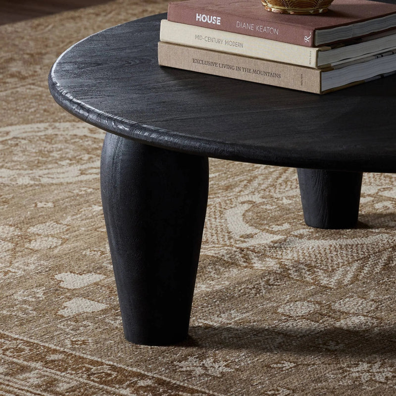 Maricopa Dark Totem Large Coffee Table | shipping 5/26/2025