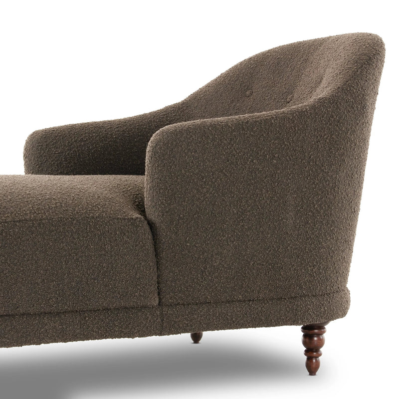 Marnie Knoll Mink Chaise Lounge | ready to ship!