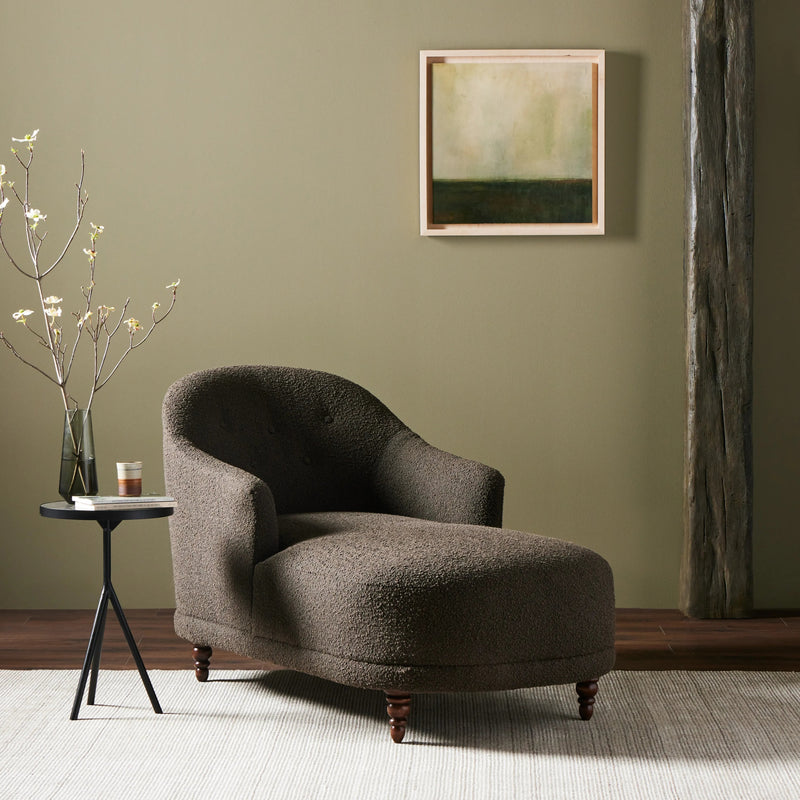 Marnie Knoll Mink Chaise Lounge | ready to ship!
