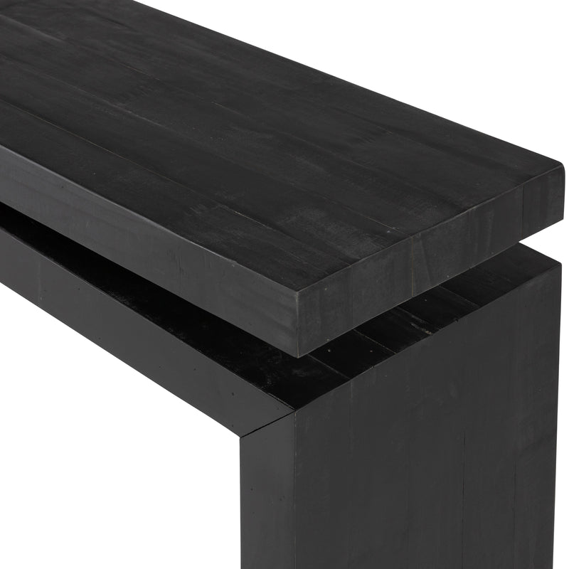 Matthes Aged Black Pine Console Table | ready to ship!