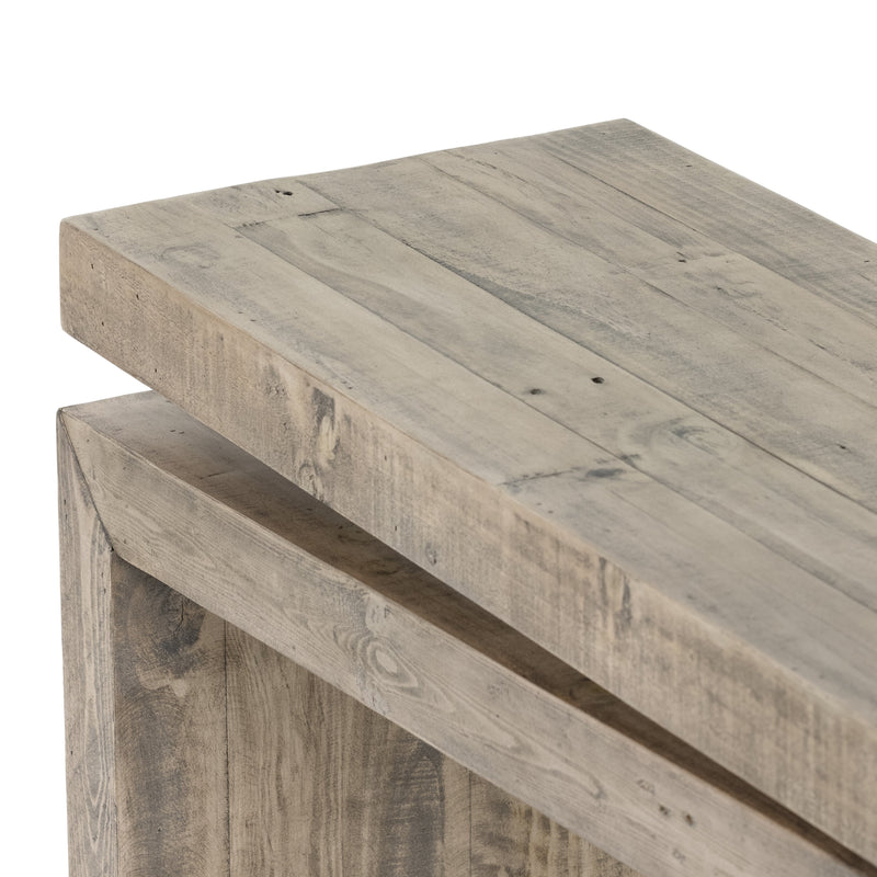 Matthes Weathered Wheat Console Table | ready to ship!