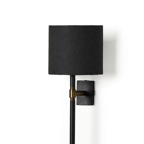 Maurice Matte Black Plaster Sconce | shipping 11/9/2025