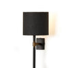 Maurice Matte Black Plaster Sconce | shipping 11/9/2025