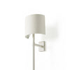 Maurice Matte White Plaster Sconce | ready to ship!