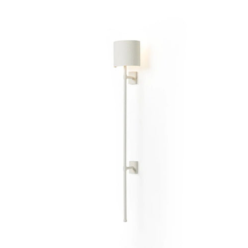 Maurice Matte White Plaster Sconce | ready to ship!