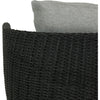 Maven Faux Black Outdoor Swivel Chair | ready to ship!