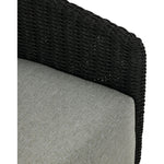 Maven Faux Black Outdoor Swivel Chair | ready to ship!