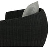 Maven Faux Black Outdoor Swivel Chair | ready to ship!