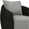 Maven Faux Black Outdoor Swivel Chair | ready to ship!