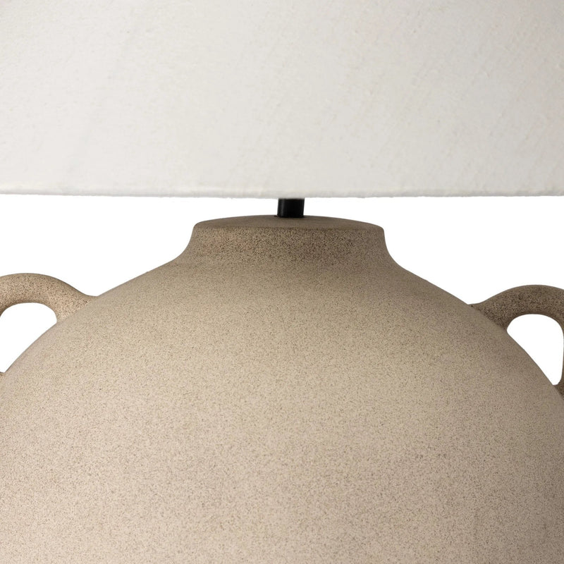 Mays Light Sand Porcelain Table Lamp | ready to ship!